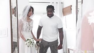 The bride chose a groom with a big cock, and he was the best