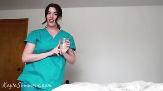 She got a face full of cum - just the way she wanted it