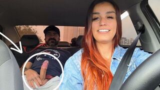 The hot girl agreed to have sex with her Uber driver for free