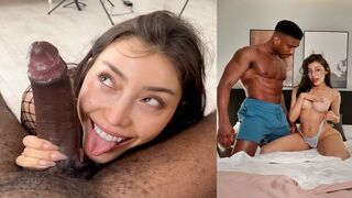 Passionate couple enjoys hard sex on the bed