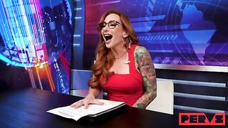 For sex, you can break the silence. (Redhead with glasses groans.)