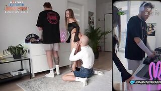 The cutie girl fucks with her friend at a rave party, feeling wild