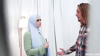 She says halal, but her actions are far from it. She spreads her legs