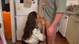 A husband treated his wife with a creamy surprise