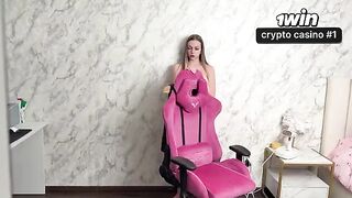 She bounced eagerly, as if she wanted to ride me forever