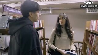 I control, and she can only react passively in this intense scene