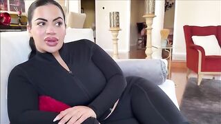 Latina stepmom with big boobs gets her pussy fucked hard