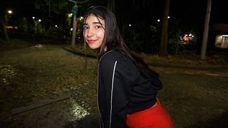 The girl walked back and was fucked in her hole, her ass wide open