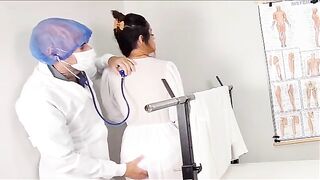 The doctor's examination room is not what it seems in this video