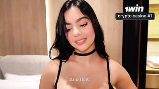 Girl with a great figure has sex with her stepbrother on cam