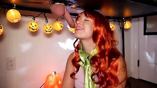I set the rhythm with my lips, you just moan - Daphne’s Halloween treat