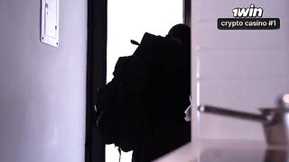 A thief broke into a house and encountered Kataleya G for sex