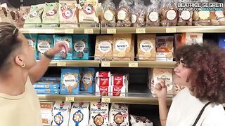 Denis Dosio fucked amateur Beatrice Segreti in public place