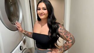 Busty Latina step sis Roxanne Roselle gets fucked in POV