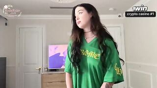A hot Russian girl got fucked from behind with passion