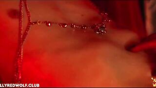 It sucks rhythmically, to the beat of the moans - a mesmerizing sight!