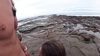The beach is always humid — from the sea and because of the couple's passion