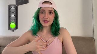 A girl plays with a dildo and simulates sex to achieve orgasm, embodying the essence of Booty White’s bold and daring approach to pleasure