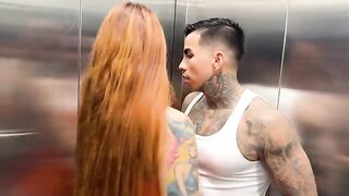 Busty Latina milf Andrea Castro gets fucked in the elevator
