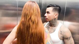 Busty Latina milf Andrea Castro gets fucked in the elevator