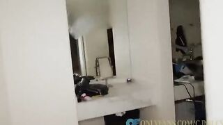 Asian beauty with her girlfriend fucked by a young king