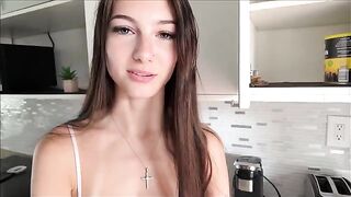 The stepdad taught the stepdaughter to ride properly, showcasing taboo dynamics
