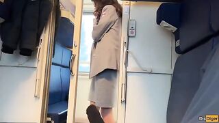 The train conductor made a bold move with the young passenger