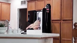 A hot blonde with big boobs gets fucked by her horny neighbor