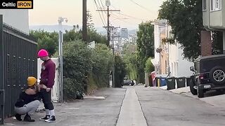 A girl is having fun with a guy and she doesn’t mind getting caught