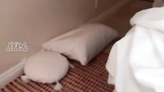 The best friend shared his bed with a hot sister