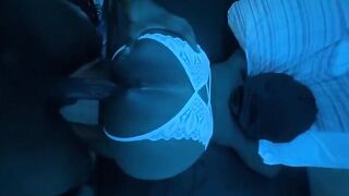 Ebony woman got fucked in doggy style, just great