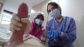 Nurses check the member at any cost in hospital