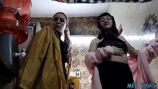 The plumber got fucked hard by two Argentina babes at work