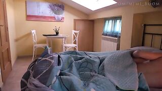 Waking him up with gentle morning touch - Mimi Boom - Prrno