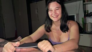 Girl sucked dick just for the sake of fun at the party