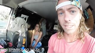 A hot girl is fucking with her stepbrother in public nakedness