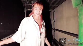 I peed on the girl’s pussy while she was fucking on the construction site