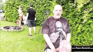 A voyeuristic girl with a big cock craving gets EgOn Kowalski fucked outside