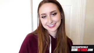 Petite Laney Grey takes on a huge cock with enthusiasm
