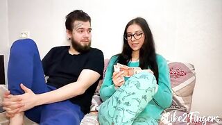 Hot stepsister gets her ass gapped hard and deep