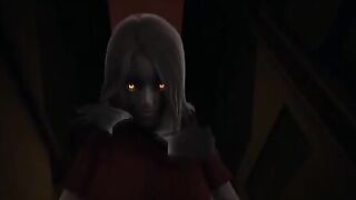 Red-eyed Alma Cowgirl Pose POV, a thrilling eye contact experience