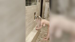 I came on my shower after using a sex machine on Onlyfans