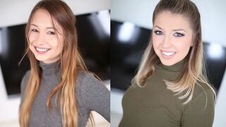 Hot blondie Taylor Sands and petite brunette Akarra Summers in steamy action